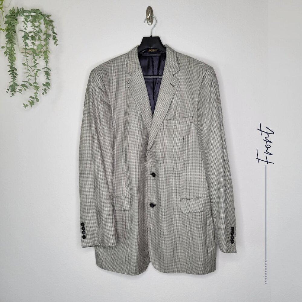 JOS. A. BANK TRADITIONAL FIT LIGHT GRAY BLAZER 46XL